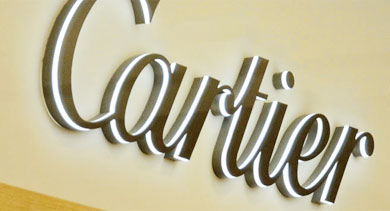 Cartier 3D and LED Signs